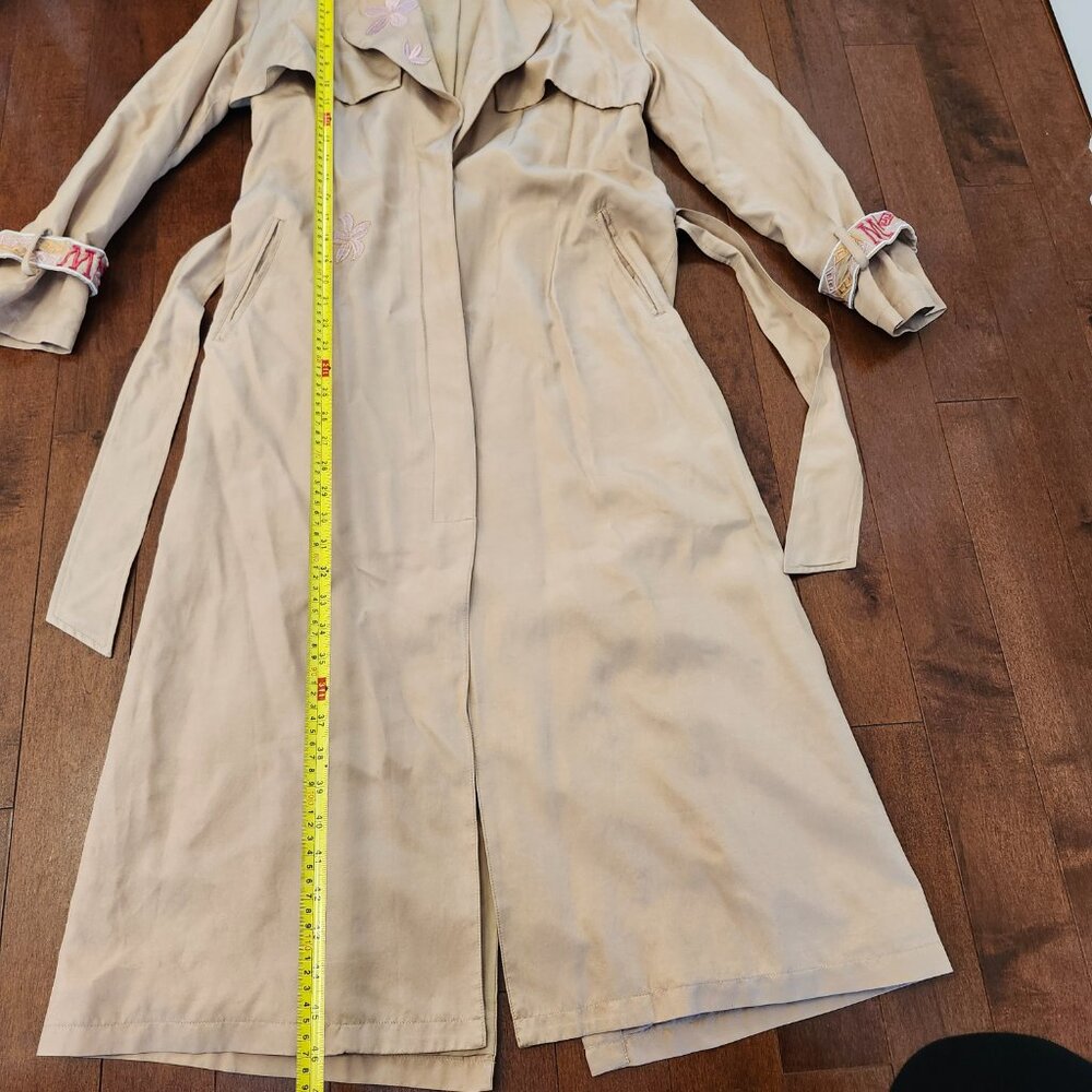 Maje women's beige trench coat in size 36 - Picture 11 of 11